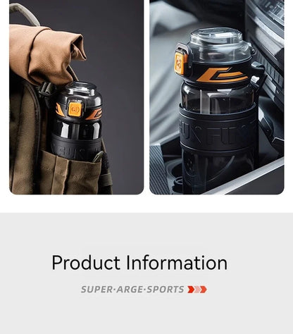 Portable Sports Water Cup For Men Tritan Material One Key Open Cover Fitness Cups High Temperature Seal Leakproof Kettle