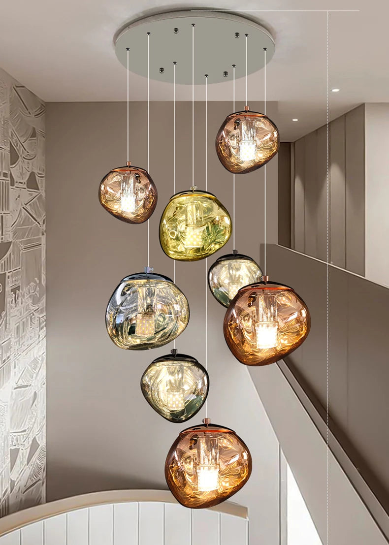 Moderne Heimdekoration, LED-Deckenleuchten für das Wohnzimmer, LED-Deckenleuchten für die Treppe, Hängelampen, Innenleuchte.