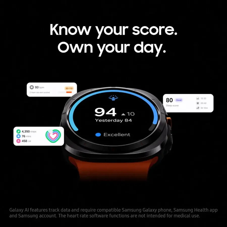 Samsung Galaxy Watch Ultra,Super AMOLED,1.5 inches,Exynos W1000 (3 nm),590 mAh,LTE Version,SmartWatch.