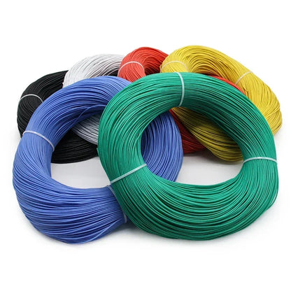 1/5/10m Soft Silicone Cable 26 24 22 20 18 16 14 12 10 8 6 4 2AWG Car Battery Automotive Wiring Heat-resistant Electrical Wires.