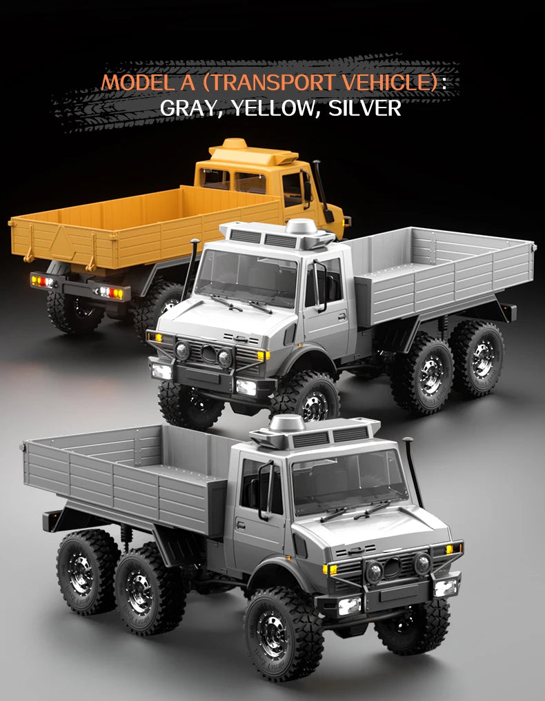 C8823 6WD RC Car 1/18 Off-road Remote Control Vehicle 2.4G High Speed Climbing Transport Rescue Crawler Model Toys for Children