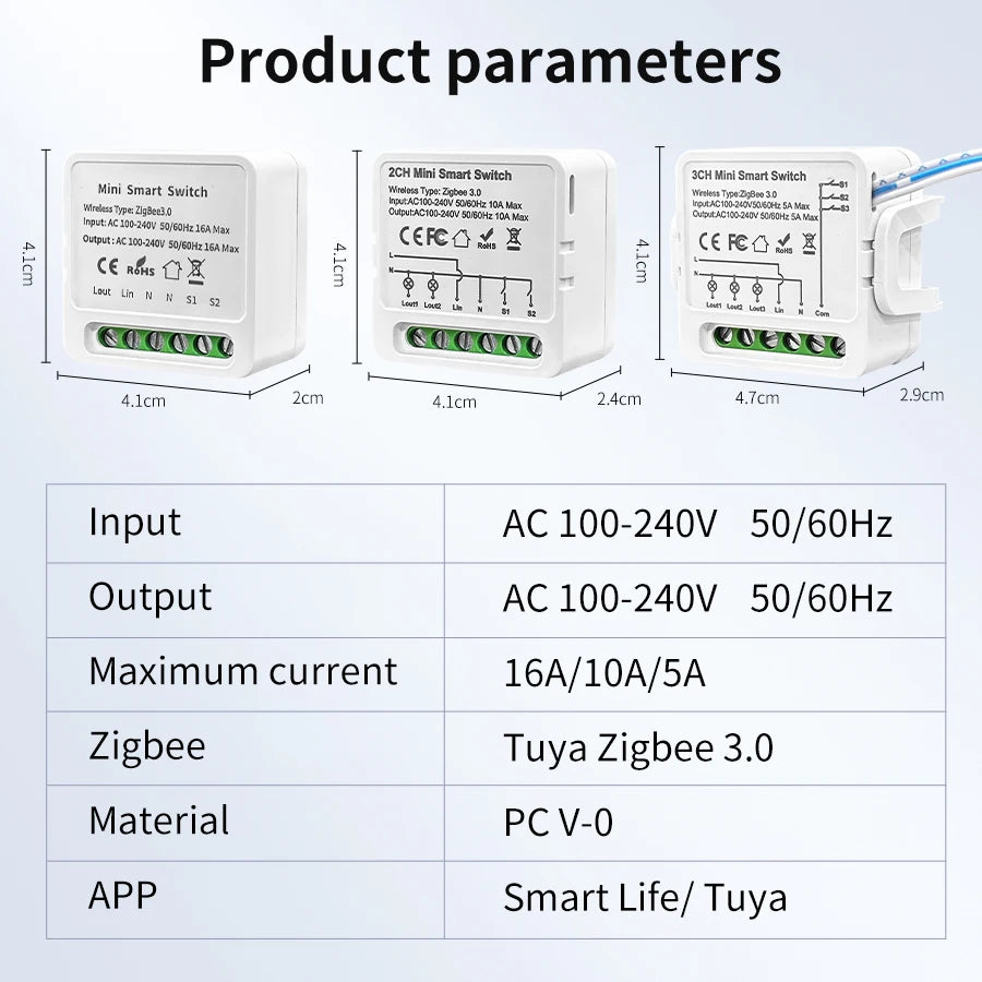 1/2/3 Gang Tuya Smart Licht Schalter Modul Zigbee 3,0 Smart Leben für Alexa Google Home Yandex DIY remote Breaker Verzögerung 100-240V.