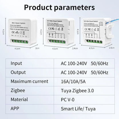 1/2/3 Gang Tuya Smart Licht Schalter Modul Zigbee 3,0 Smart Leben für Alexa Google Home Yandex DIY remote Breaker Verzögerung 100-240V.
