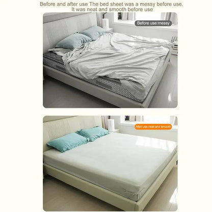 4PCS Unsichtbare Bettlaken und Bettdecke Verschluss Unsichtbare Quilt Blatt Halter Clips Einzelne Quilt Abdeckung Feste Nicht-slip Clips