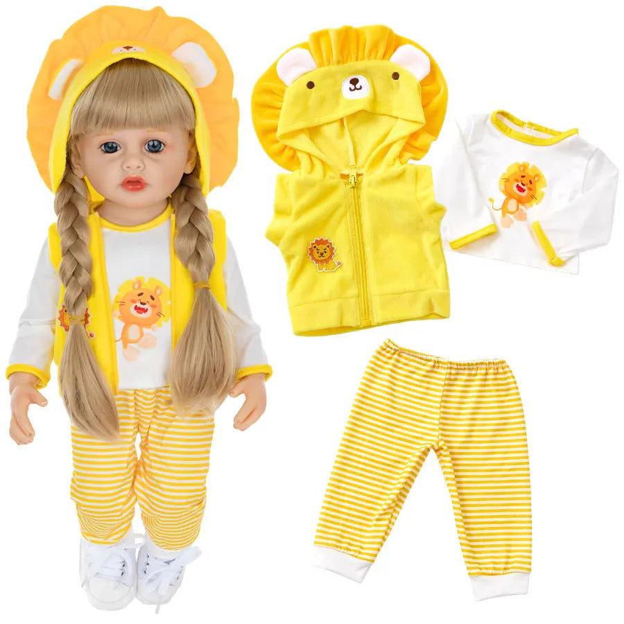 New Doll Clothes For 20-22Inch Baby Doll 50-55cm Reborn Babies Doll Clothes.