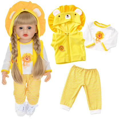 New Doll Clothes For 20-22Inch Baby Doll 50-55cm Reborn Babies Doll Clothes.