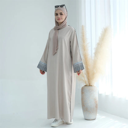 Ramadan Eid Plain Modest Abaya Dubai Muslim Islam Kaftan Dress Abayas For Women Kebaya Caftan Marocain Vestidos Robe Musulmane.