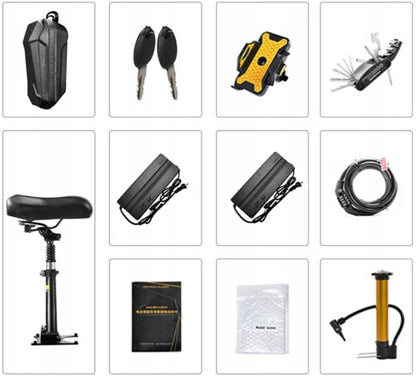 Cheevalry S10 Electric Scooter 2*1600W Motor Adult EScooter 52V 33AH Battery E-Scooter 10 Inch Tire City Commuter EScooter