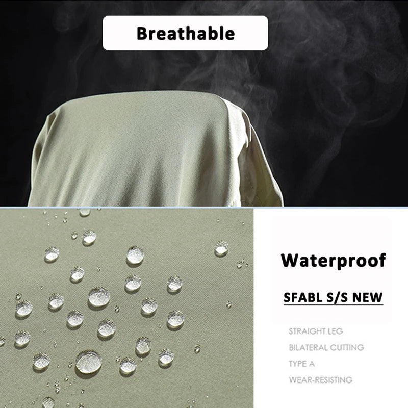 XL-5XL Lightweight Thin Summer Pants for Men Sweatpants Stretch Quick Dry Trousers Men Hiking Camping Men's Pants Joggers Summer.