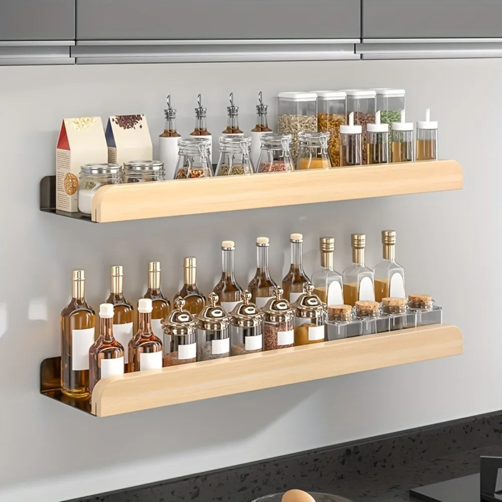 1PC Wandregal Kein Bohren Badezimmer Aufbewahrung Organizer für Shampoo Home Hotel Verwenden Badezimmerzubehör Schwimmendes Regal