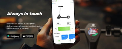 Isinwheel S10plus (ABE) Adult Electric Scooter 500W Motor 36V 15Ah Battery 10" Pneumatic Tires City Commuter Electric Scooter.