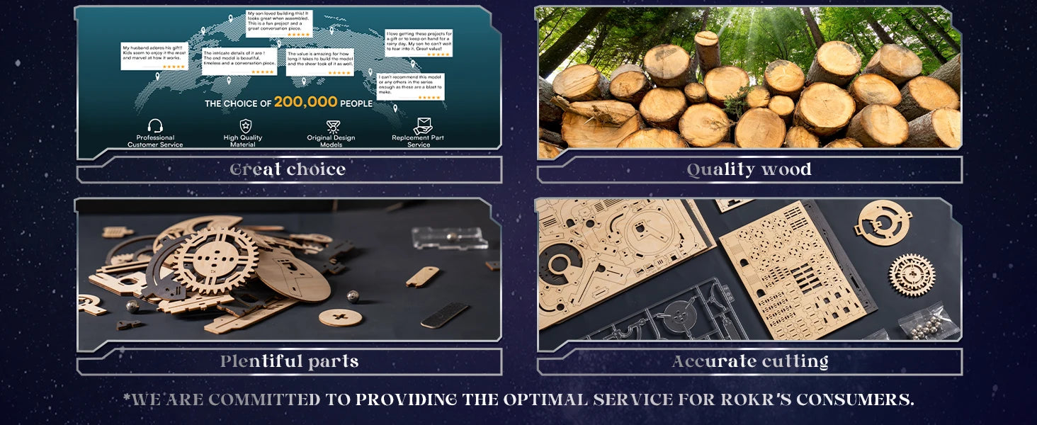 ROBOTIME Rokr Electric Marble Run with Light 3D Puzzle Toys Marble Spaceport Gifts for Kids Children Connect With Night City.