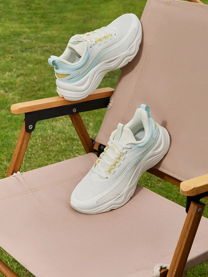 361 Degrees New Women Running RacingShock Absorbing Wear Casual All-Match Resistant Trendy Thick Bottom Female Sneaker 682412245.