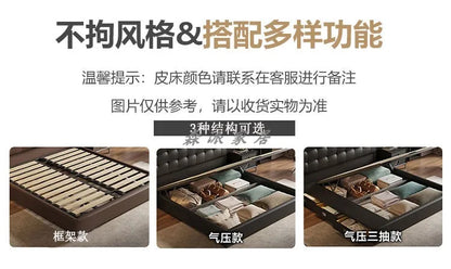 Ästhetisches, luxuriöses, einzigartiges Bett, Queen-Size-Bett, elastisches Schlafzimmer, Doppelbett, Schlafen, 180 x 200 cm, Camas De Matrimonio Dormitorio, Heimdekoration