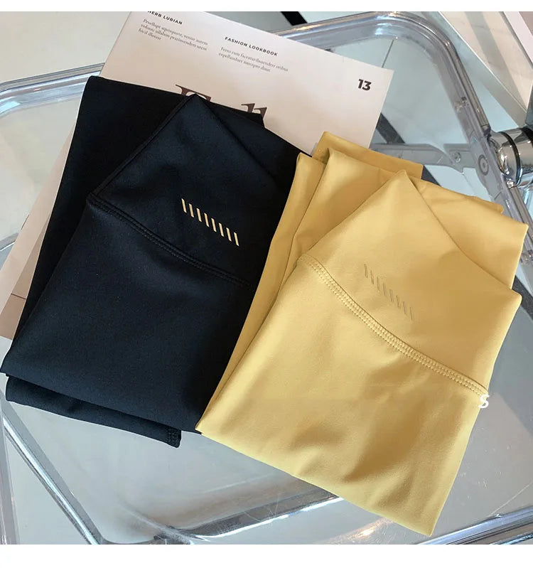 Cross over Nylon Yoga Pants Women High Waist Gym Sport Leggings Stretchy Workout Fitness Tights Running Squat Proof Dry Fit.