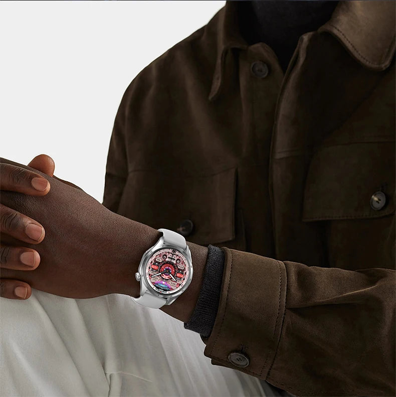 2025 New Men GPS Smart Watch 360 * 360 AMOLED Screen Bluetooth Call NFC Heart Rate Monitoring IP68 Waterproof SmartWatch for Men