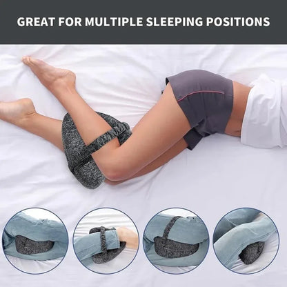 Memory Foam Leg Knee Foam Support Pillow Side Sleeper Sciatica Orthopedic Sciatica Back Hip Relief Pillow For Bed Sofa.