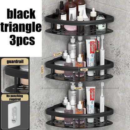 Wandbehang Ecke Rechteckiges Rack Badezimmer Regal Handtuchhalter Regale Wand Dusche Shampoo Rack Kein Bohrer Regal Stativ