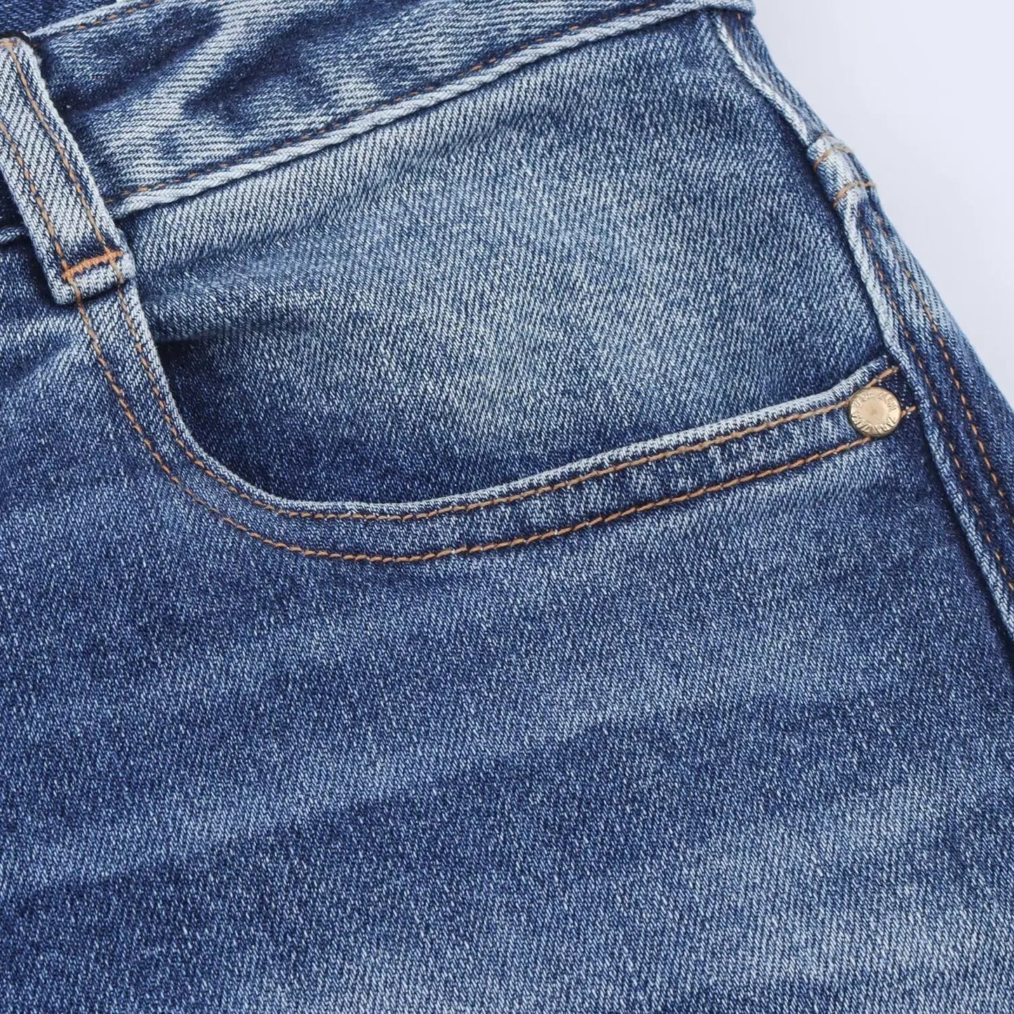 HH Women Denim Pant Sets Turn-Down Collar Long Sleeves Belt Autumn Coats+Pockets Loose High Waist Zipper Hemming Trousers