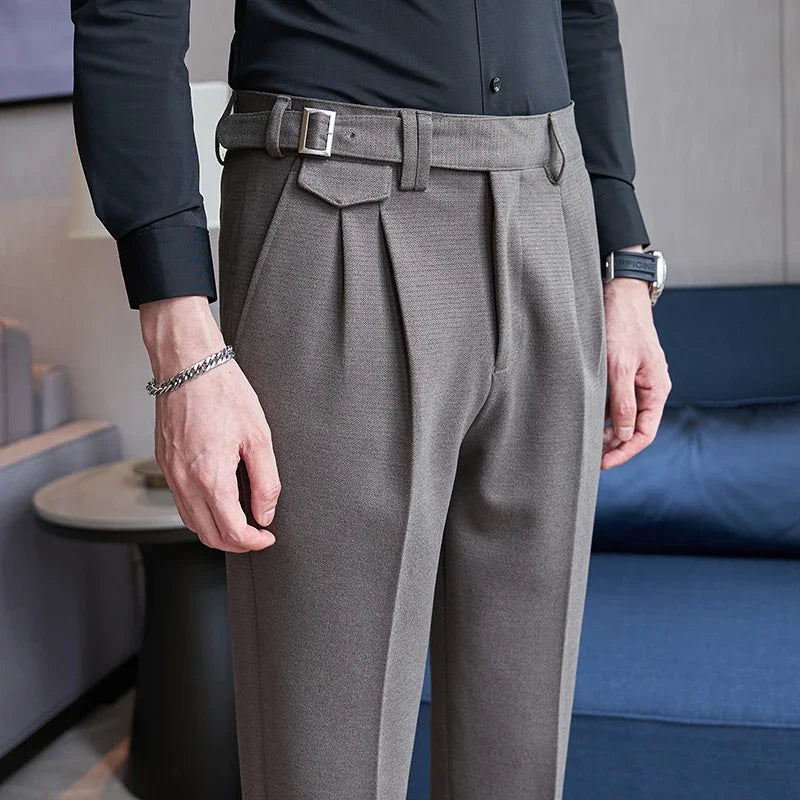 Navy Men's Suit Pants, White Black Trousers, Gray Khaki Pantalones Hombre Fashion Slim Male Pant, 28 29 30 31 32 33 34 36