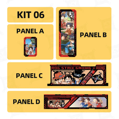 ASUS GX601 Case Lighting panel kit ARGB Laser Engraved Lighting Plate ROG Strix Helios Refit Custom PC MOD Gabinete Shroud.