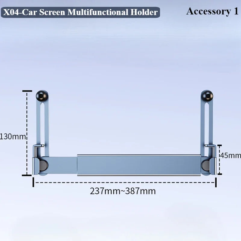 Oatsbasf Dual-position Car Screen Phone Holder Stand Metal Aluminum Adjustable for Tesla Model 3 Highland Y Car Accessories