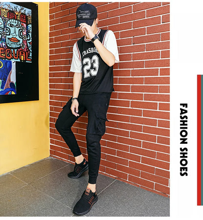 Big Size 48 Sneakers Shoes Men Lightweight Breathable Running Walking Male Footwear Lace-up Adult Sneakers Zapatillas De Deporte