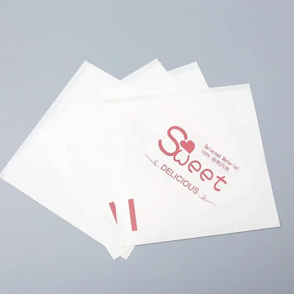 100pcs Triangular Open Top Kraft Paper Bag Donuts Sandwich Bags For Bakery Bread Food Packaging Bags 15x15cm.