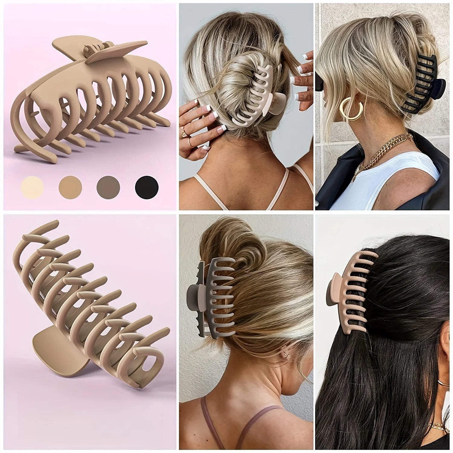 12PCS/SET Ladies multi-color Autumn and winter plush hair accessories set Daily SPA makeup face ultra-practical toiletry set Lad.