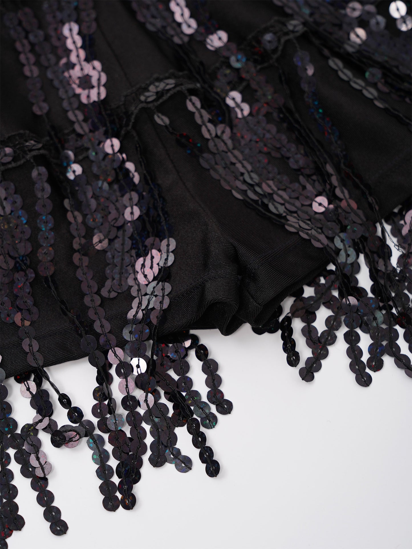 Kind Mädchen Ärmellose Glänzende Pailletten Quaste Boyshorts Kleid Latin Jazz Dance Cha-cha Samba Bühne Leistung Kostüm Dancewear