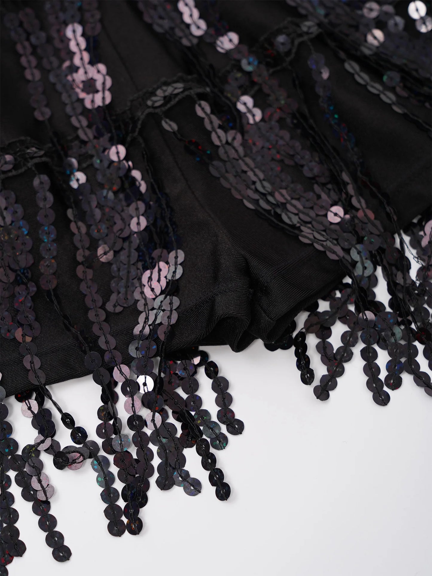 Kind Mädchen Ärmellose Glänzende Pailletten Quaste Boyshorts Kleid Latin Jazz Dance Cha-cha Samba Bühne Leistung Kostüm Dancewear.