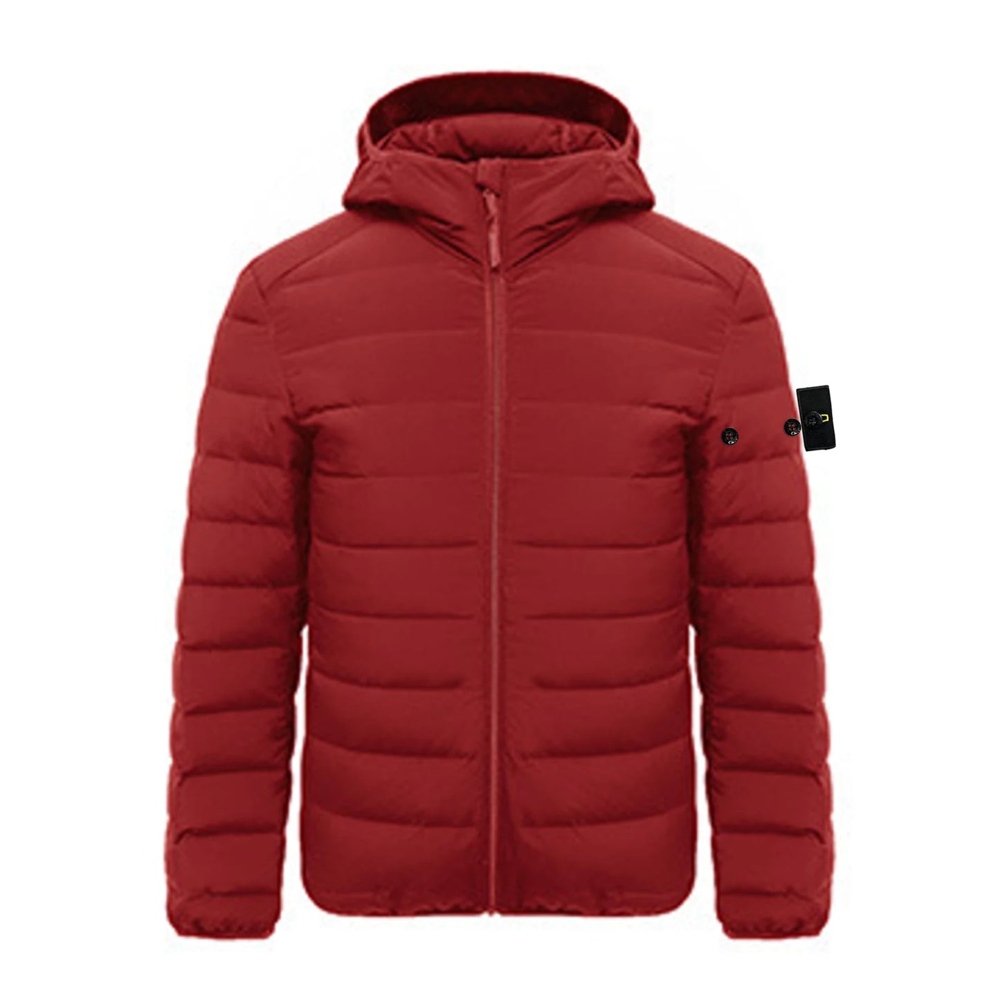 Compass Top Patch Italian Luxury Style  3 labels Men's 90% Duck Down Jacket Ultra Lightweight Hooded jackets Men Outerwear Coat.