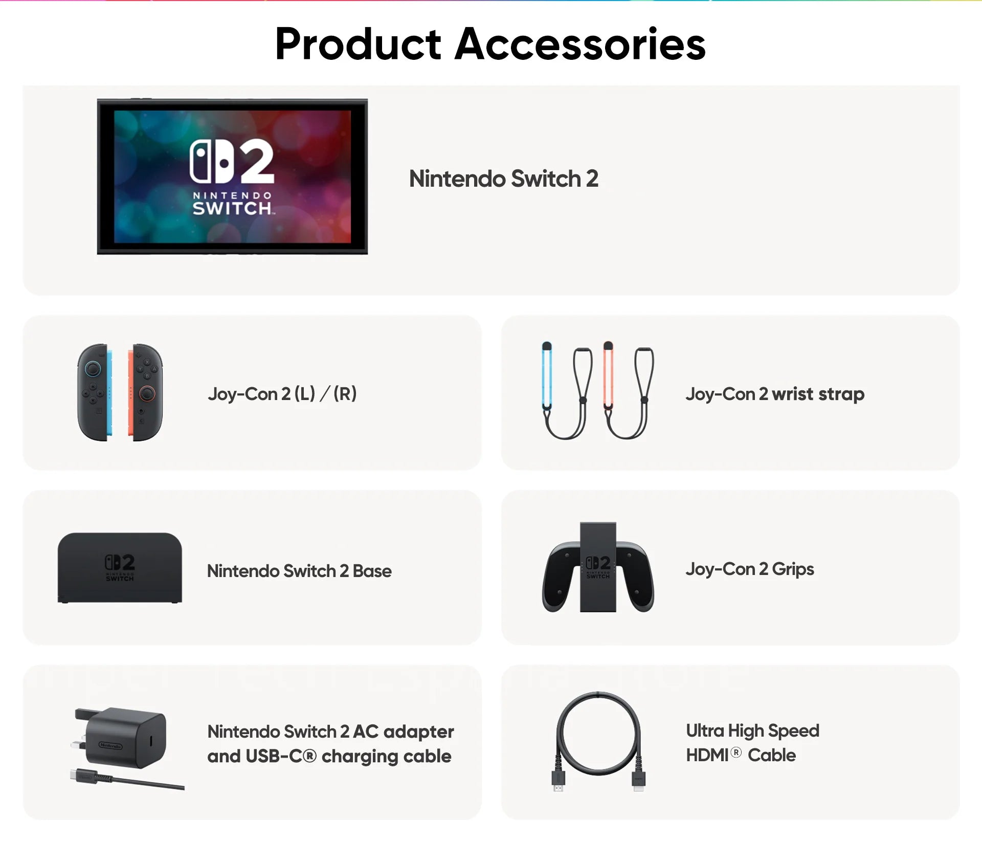 Nintendo Switch 2 Original 7.9-inch LCD Display Joy‑Con2 Handle Console Stable TV Mode Video Gaming Console N2 NEW 2025.