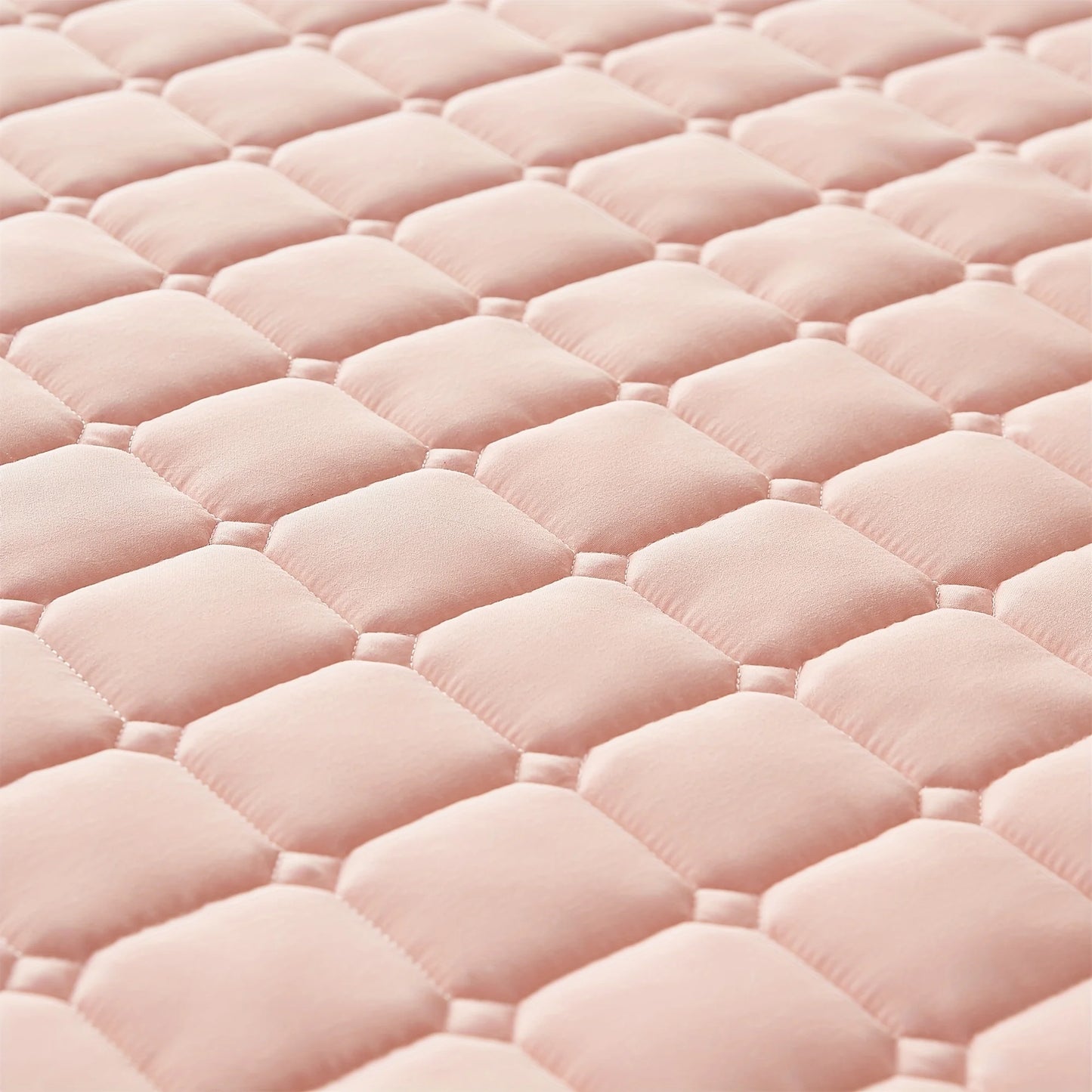 1piece simple solid-color thin mattress cover, single piece set, soft and comfortable, machine washable, suitable for bedrooms,.