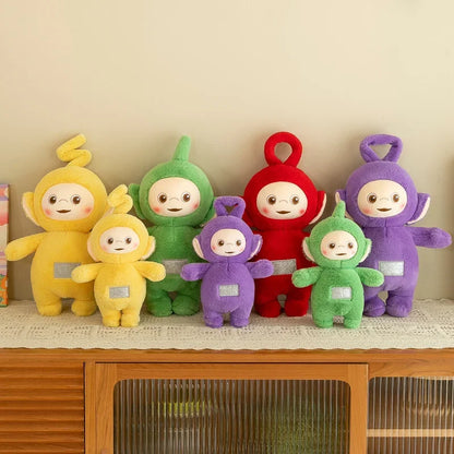 MINISO Teletubbies cartoon doll plush toy soothing doll receiver cute doll decoration boy and girl birthday Halloween gift..