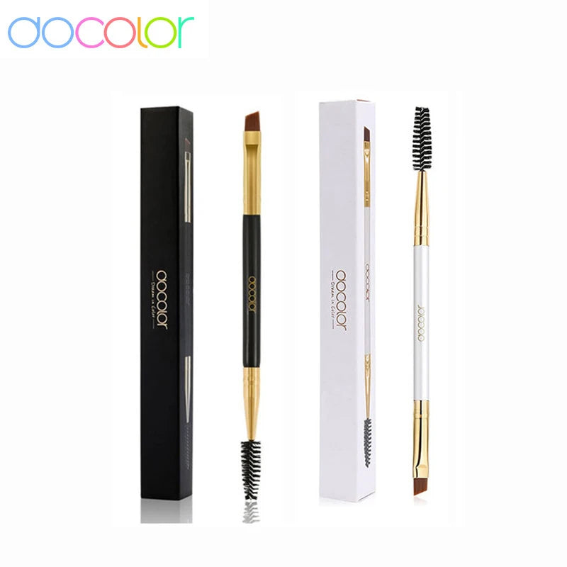 Docolor  Eyebrow Brush+Eyebrow Comb Beauty Eyebrow Brush Professional Makeup Brushes For Eye Brow Brush Eye Blending Brush.