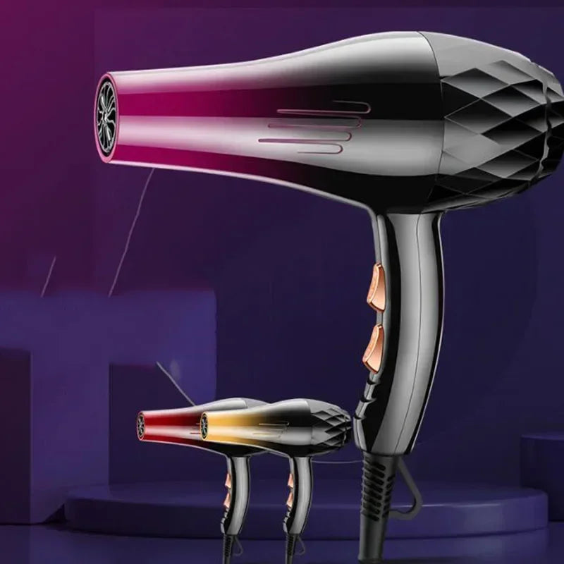 Hair Dryer Professional 1200W/2200W Gear Strong Power Blow Hair Dryer Brush For Hairdressing Barber Salon Tools Hair Dryer Fan