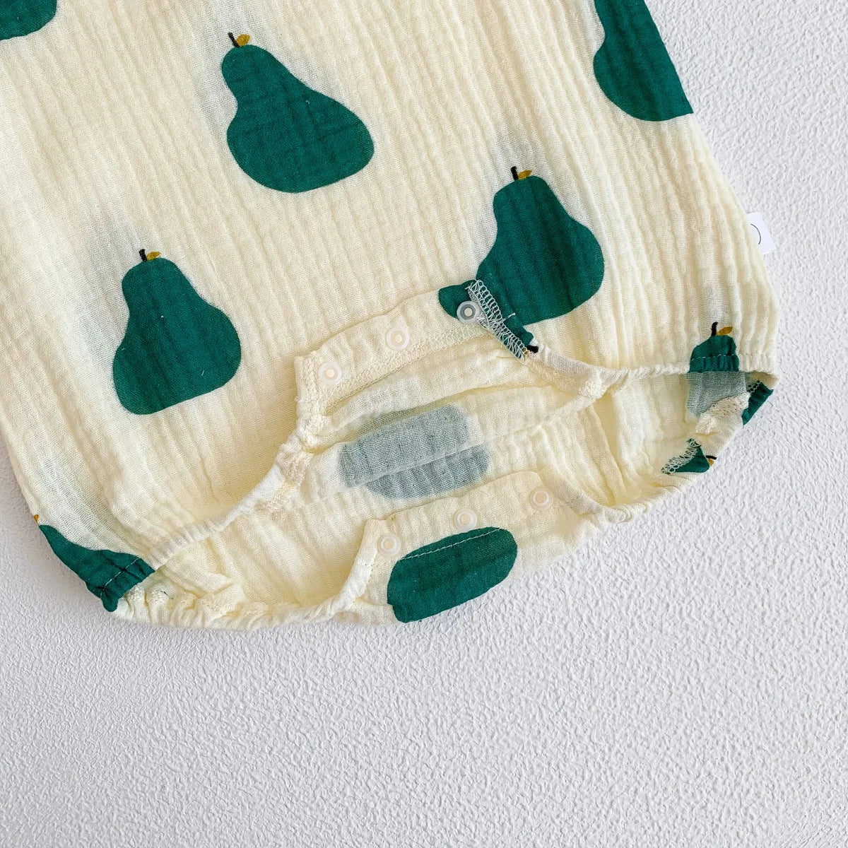 2023 neue Im Sommer Infant Neugeborene Baby Mädchen Jungen Falten Tuch Baumwolle Outfits Kinder Casual Overalls Kleinkind Bodys.