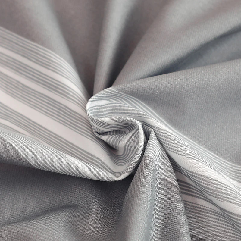 Flat Sheet And Pillowcases Sets Linen Cotton Blend Bedding Set with 50x70cm Pillowcases.