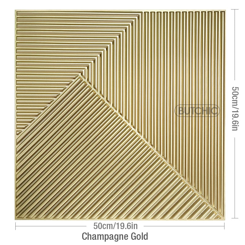 12pcs 50cmx50cm Wood grain 3D Stereo Wall Panel Diamond design tile wall sticker living room mold Bathroom waterproof wall paper