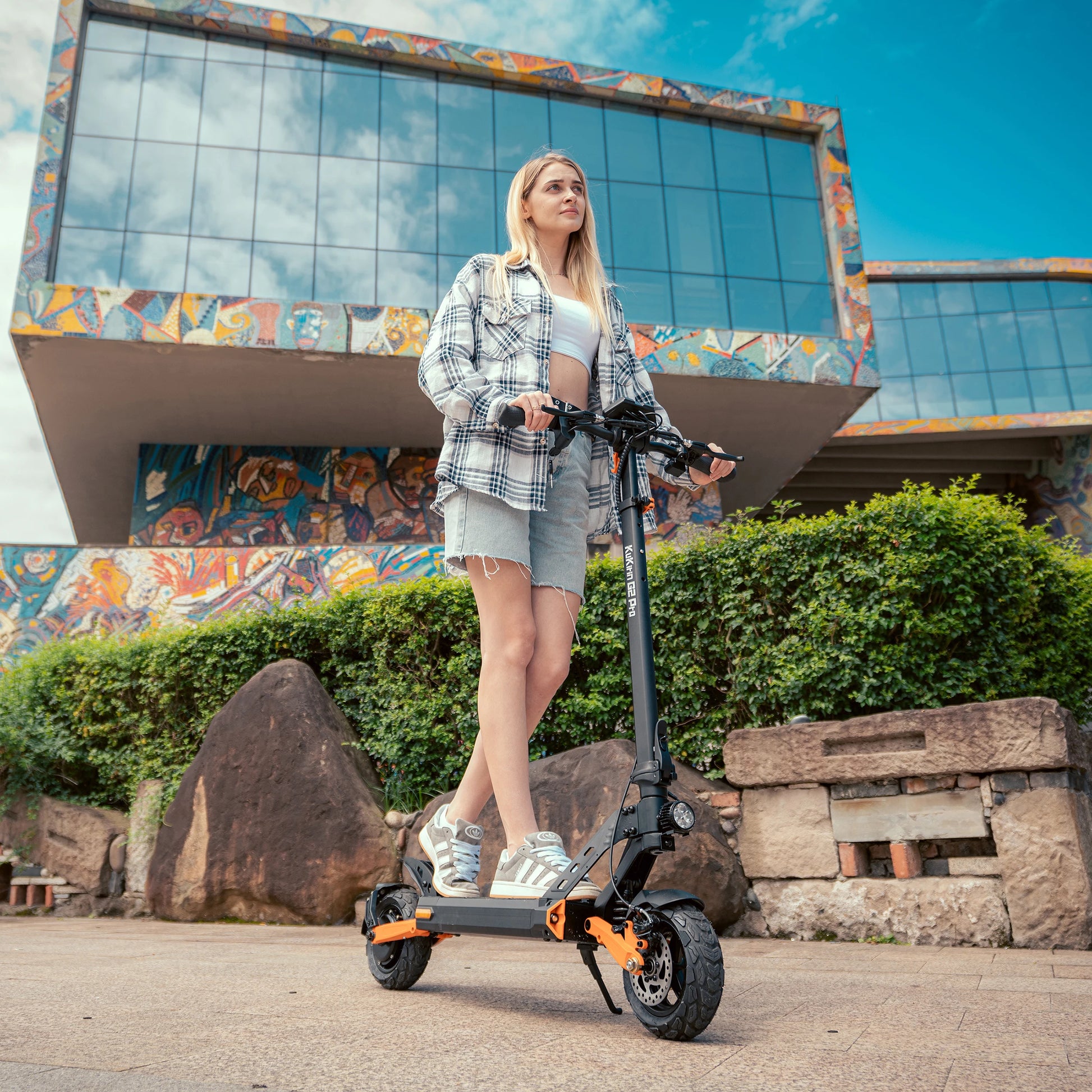 KuKirin G2PRO Foldable Adult Electric Scooter, E-Scooter, 45km/h Electric Kick Scooter, 600W Skateboards, 48V 15.6Ah Kickboard.