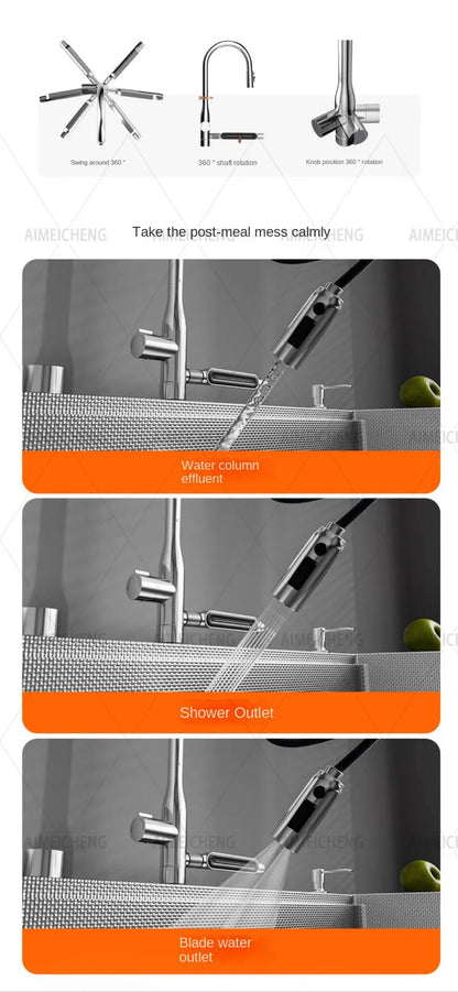 Original-Finish, spülmaschinenkompatibles SUS304-Edelstahl-Küchenspüle mit großer Einzelschüssel und Unterbau