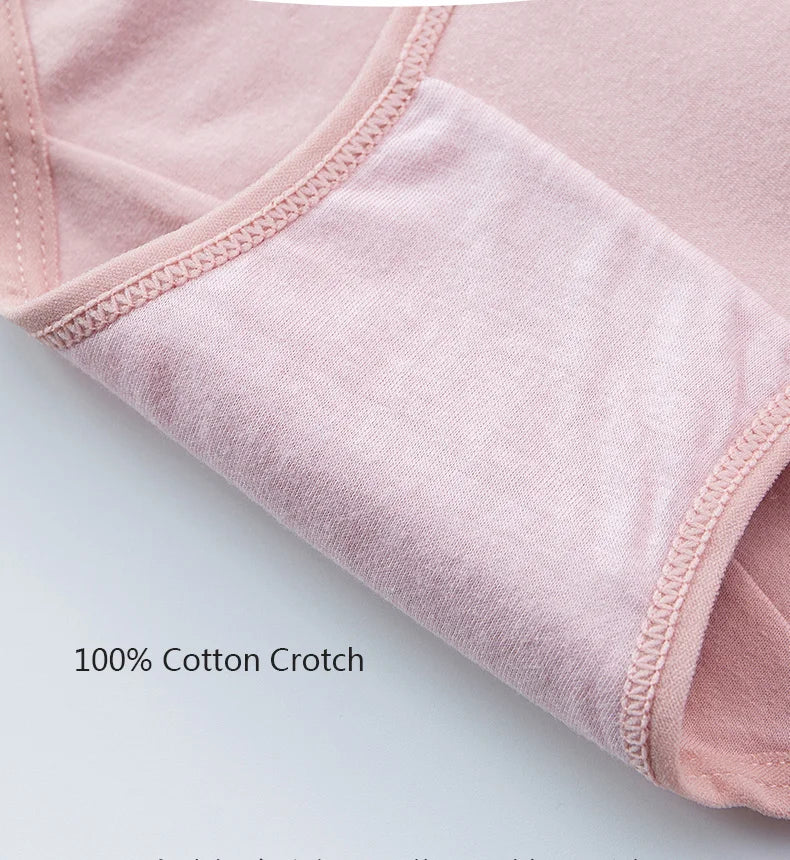 4Pcs Plus Size M-5XL Panties Women Cotton High Waist Slimming Underwear Seamless Girls Briefs Sexy Female Breathable Lingerie.