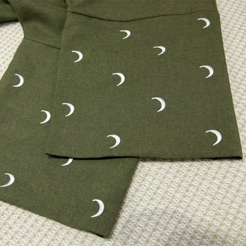 Lose Kaftan muslimischen Abayas Frauen islamische Kleidung Mond Stickerei offene Front Abaya Langarm Maxi Länge Kleid Frauen Jilbabs.