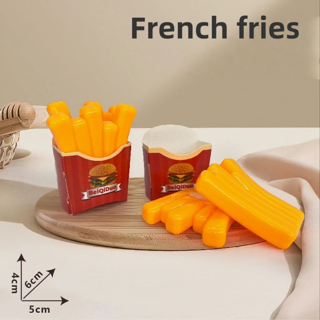 Children's Kitchen Toy Set Simulated Kitchen Cutting Cookware Simulated Fruits Cutting Toys Cooking Accessories for Kids Gift.