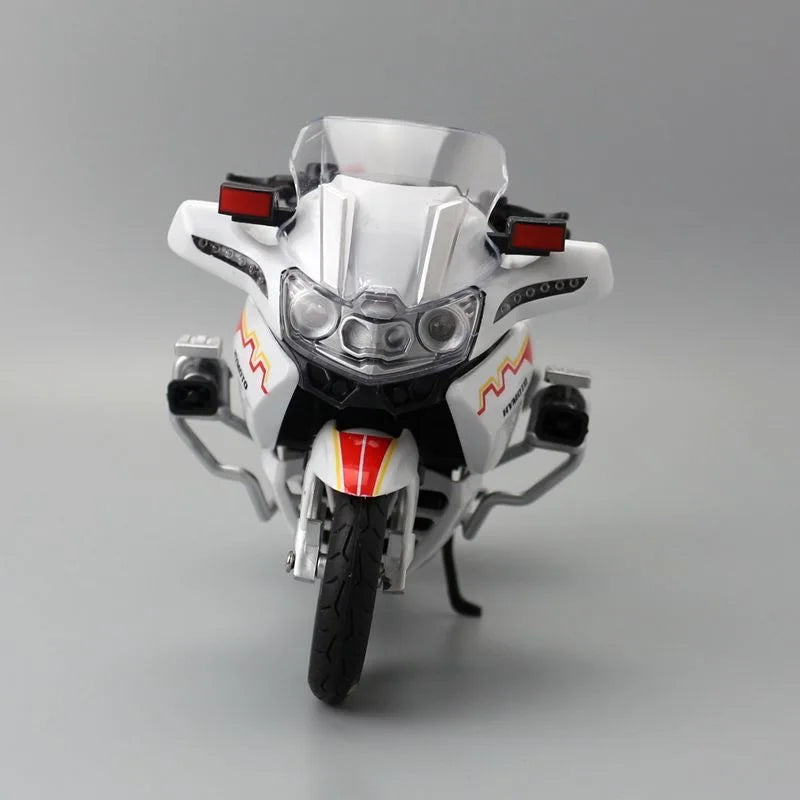 Simulation 1:12 State Guest 650G Motorcycle Model State Guest Guard Alloy Machine Model Boy Audiovisual Toy Gift.