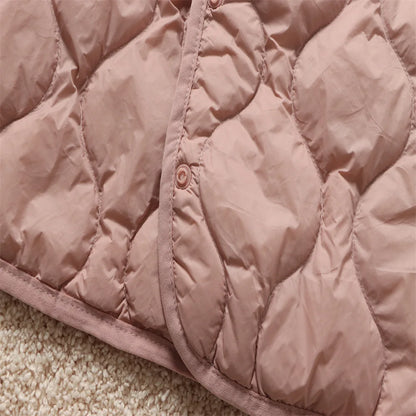 2024 neue Ankünfte Frauen Mode Ultraleicht Dünne Mit Kapuze Unten Jacken Frühling Winter Weiblichen Koreanischen Slim Fit Ärmellose Puffer Mantel