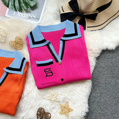 YuooMuoo 2023 Neue Sommer Frauen Gestrickte Lange Kleid Elegante Stickerei Dünne Elastische Bodycon Pullover Kleid Büro Dame Vestidos.