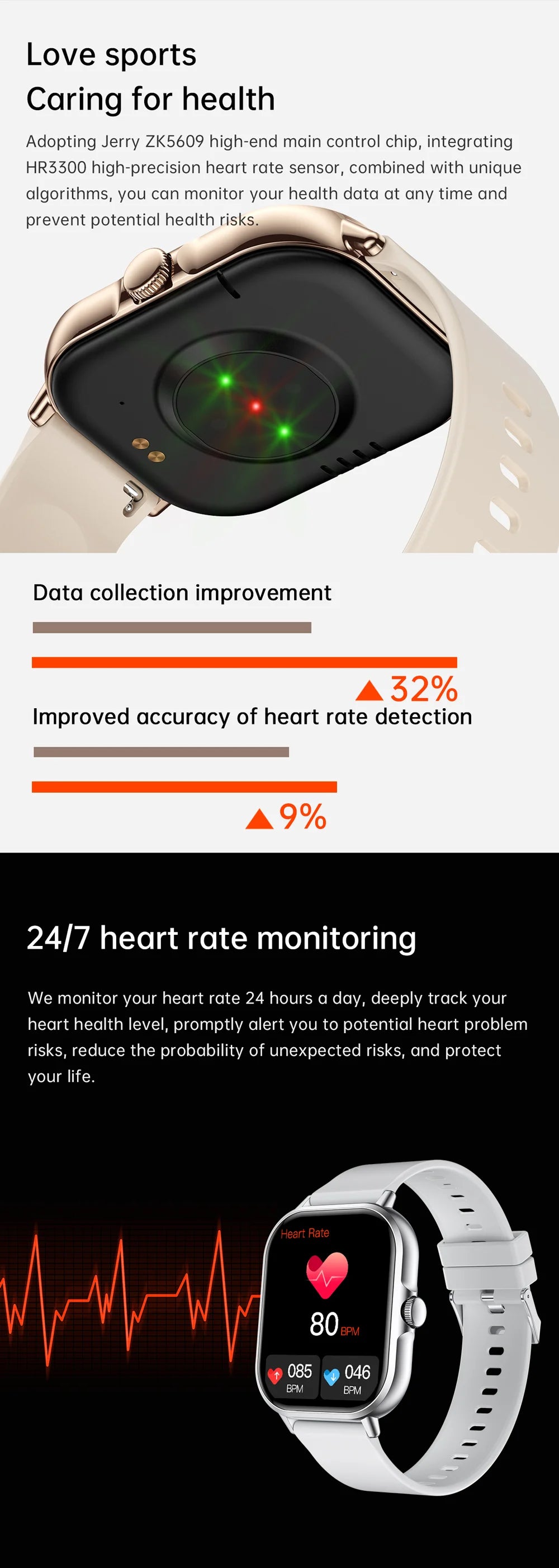 2025 2.01'' Smart Watch Bluetooth Call Play Music Smartwatch Fitness Clock Sport Waterproof Watches for Men Women iPhone Android.