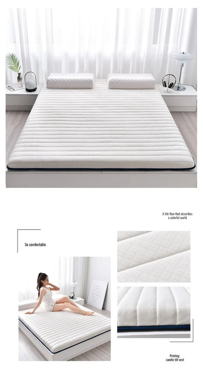 Anti-Mittel-Matratze aus Naturlatex, weiche Unterlage, spezielle Unterlage für Zuhause, Schlafsaal, Etagenbett, Studentenmatratzen, Druck-Memory-Schaum-Matratze